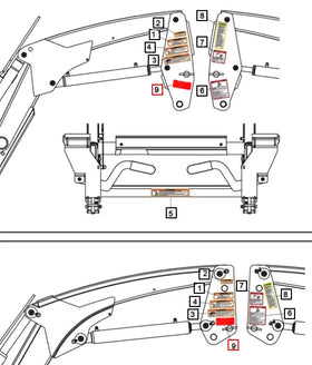 Mahindra Tractor Loader Decal 60088659ALO Mahindra Direct Parts