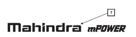 Mahindra Tractor Loader Decal - Mahindra mPower KMW05953239 Mahindra Direct Parts