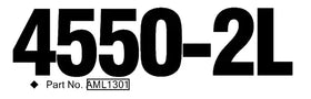 Mahindra Tractor Loader Decal Model 4550-2L ANSAML1301 Mahindra Direct Parts