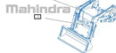 Mahindra Tractor Loader Decal Round Cross Tube 86105000012 Mahindra