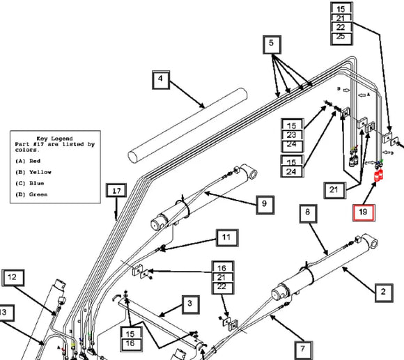 Mahindra Tractor Loader Female Quick Coupler KMW05806203 Mahindra