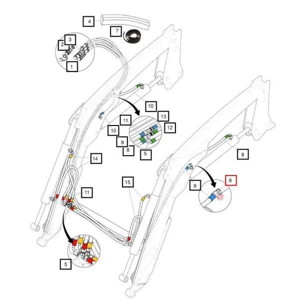 Mahindra Tractor Loader Grease Nipple 5028051ALO Mahindra Direct Parts
