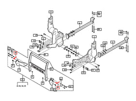 Mahindra Tractor Loader Grill Guard Lever Bolt 85401006062 Mahindra Direct Parts