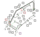 Mahindra Tractor Loader Hydraulic Hose 1/4x16 KMW05821506506016 Mahindra Direct Parts