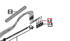 Mahindra Tractor Loader Hydraulic Union - PF3/8 PT1/2 81203000090 Mahindra Direct Parts