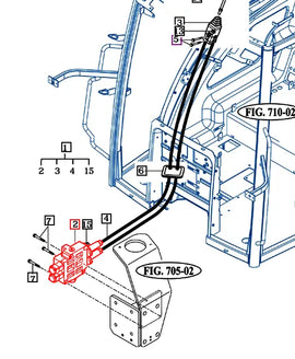 Mahindra Tractor Loader Hydraulic Valve 19027752101 Mahindra Direct Parts