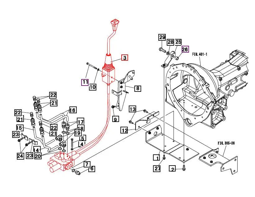 Mahindra Tractor Loader Joystick 19482156001 Mahindra
