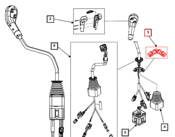 Mahindra Tractor Loader Joystick Axis Linkage KMW14083079 Mahindra