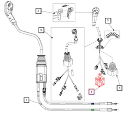Mahindra Tractor Loader Joystick Base MH4110006610 Mahindra