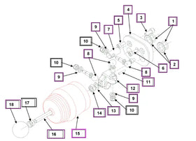 Mahindra Tractor Loader Joystick Boot BUH814399 Mahindra