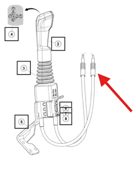 Mahindra Tractor Loader Joystick Cable Mahindra