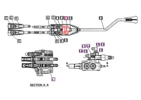 Mahindra Tractor Loader Joystick Handle Base / Yoke 19482156530 Mahindra