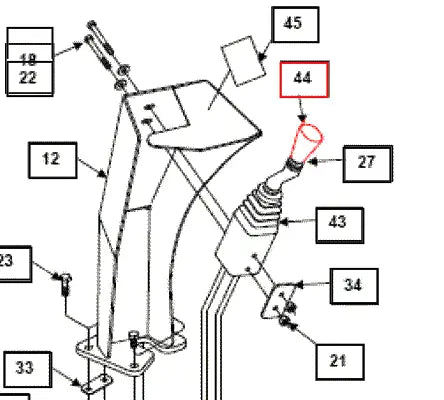 Mahindra Tractor Loader Knob KMW14093170 Mahindra