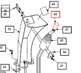 Mahindra Tractor Loader Knob KMW14093170 Mahindra