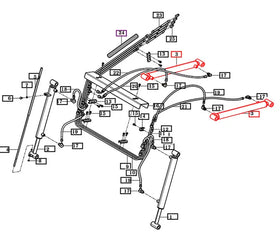 Mahindra Tractor Loader Lift Cylinder 85813003000GB Mahindra