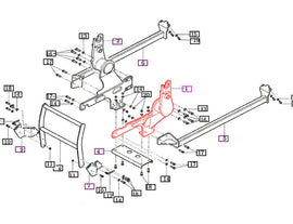 Mahindra Tractor Loader Mounting Frame Left LH 85901001003GB Mahindra