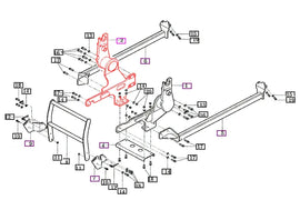 Mahindra Tractor Loader Mounting Frame Right RH 85901002003GB Mahindra