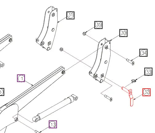 Mahindra Tractor Loader Mounting Pin 1415325113 Mahindra Direct Parts