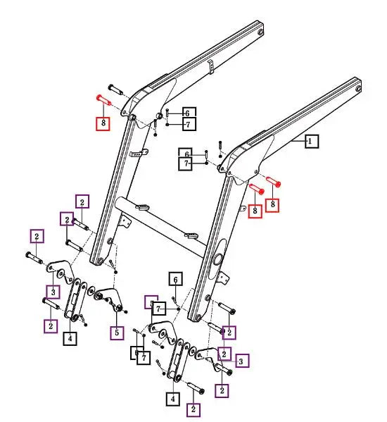 Mahindra Tractor Loader Pivot Pin 86002003503 Mahindra Direct Parts