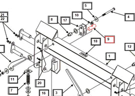 Mahindra Tractor Loader Pivot Pin KMW13043041 Mahindra Direct Parts