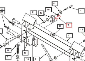 Mahindra Tractor Loader Pivot Pin KMW13043041 Mahindra Direct Parts
