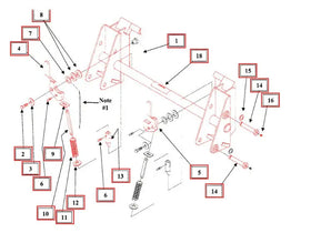 Mahindra Tractor Loader Quick Attach Assembly KMW13043087 Mahindra
