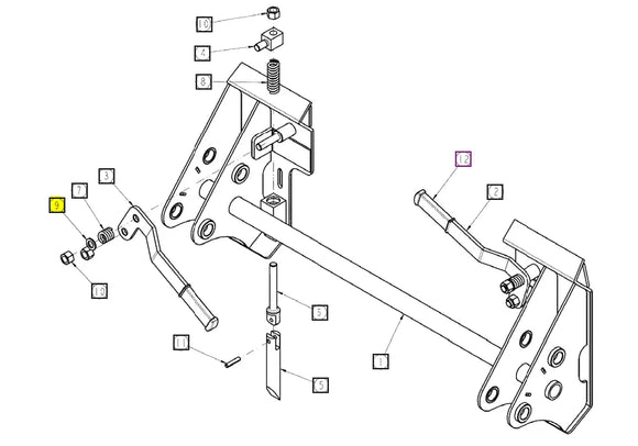 Mahindra Tractor Loader Quick Attach Washer ANSWP16M Mahindra Direct Parts
