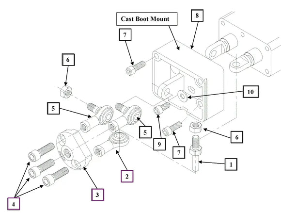 Mahindra Tractor Loader Single Lever Control Kit KMW14093098 Mahindra Direct Parts