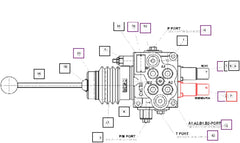 Mahindra Tractor Loader Spool Control Regeneration Assembly ANSA7830015
