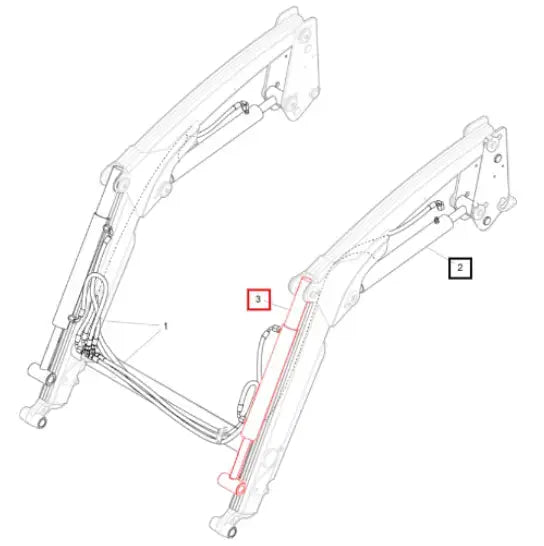 Mahindra Tractor Loader Tilt Cylinder Mahindra