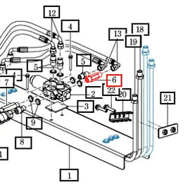 Mahindra Tractor Loader Union, 65 Pf3/8 84603004160 Mahindra Direct Parts