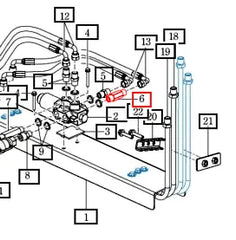 Mahindra Tractor Loader Union, 65 Pf3/8 84603004160