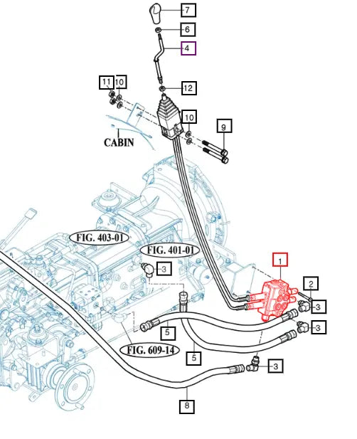 Mahindra Tractor Loader Valve 18025162510 Mahindra Direct Parts