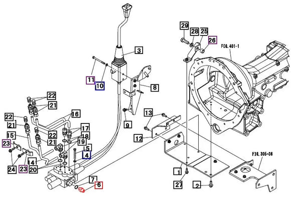 Mahindra Tractor Loader Valve Adapter 06311117170 Mahindra