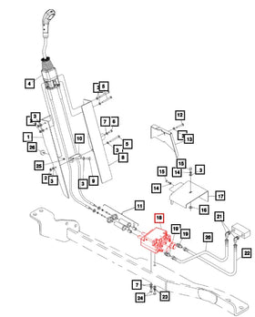 Mahindra Tractor Loader Valve KMW05806550 Mahindra