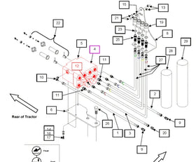 Mahindra Tractor Loader Valve KMW15652124 Mahindra Direct Parts