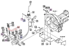 Mahindra Tractor Loader Valve Rear Hydraulic Pipe B 19482256AG0