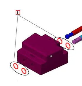 Mahindra Tractor Loader Valve Seal Kit KMW05806505 Mahindra Direct Parts