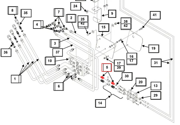 Mahindra Tractor Loader Valve Spring KMW05652007 Mahindra