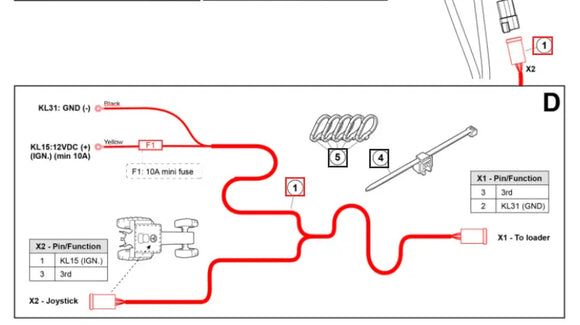 Mahindra Tractor Loader Wiring Harness 60106957ALO Mahindra Direct Parts