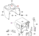 Mahindra Tractor Lock For Fuel Door E005559405B91 Mahindra