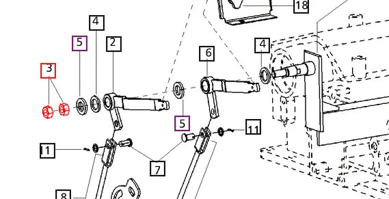 Mahindra Tractor Lock Nut M12x1.75 000016198P04 Mahindra Direct Parts