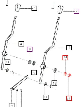 Mahindra Tractor Lock Nut M12x1.75 000016198P04 Mahindra Direct Parts