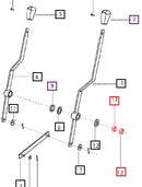 Mahindra Tractor Lock Nut M12x1.75 000016198P04 Mahindra Direct Parts