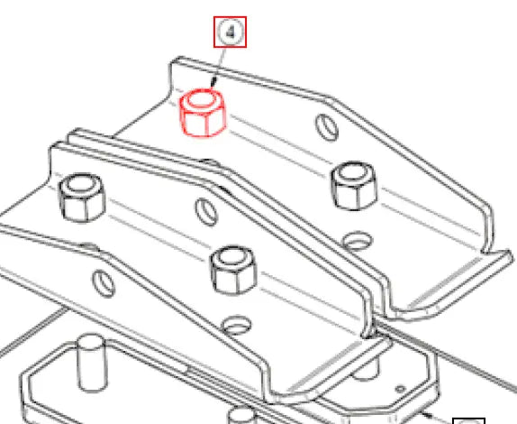 Mahindra Tractor Lock Nut M16 5011557ALO Mahindra Direct Parts