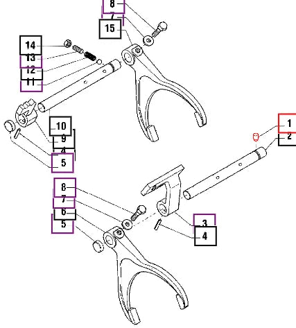 Mahindra Tractor Lock - Pin - 117356 006500519C1 Mahindra Direct Parts