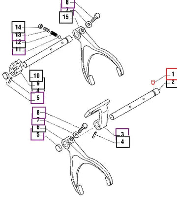 Mahindra Tractor Lock - Pin - 117356 006500519C1 Mahindra Direct Parts