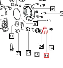 Mahindra Tractor Lock Plate 000016322P04