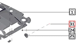 Mahindra Tractor Lock Screw SF6003019 Mahindra Direct Parts