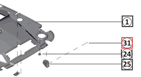 Mahindra Tractor Lock Screw SF6003019 Mahindra Direct Parts